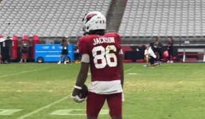 Cardinals sign WR Kelly Akharaiyi, place Trishton Jackson on IR