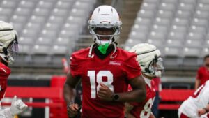 Marvin Harrison Jr., Michael Wilson among Cardinals sidelined for Red & White Practice