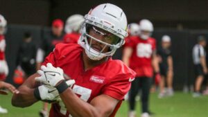 The Kyler Murray-Zay Jones connection continues to grow with training camp end nearing