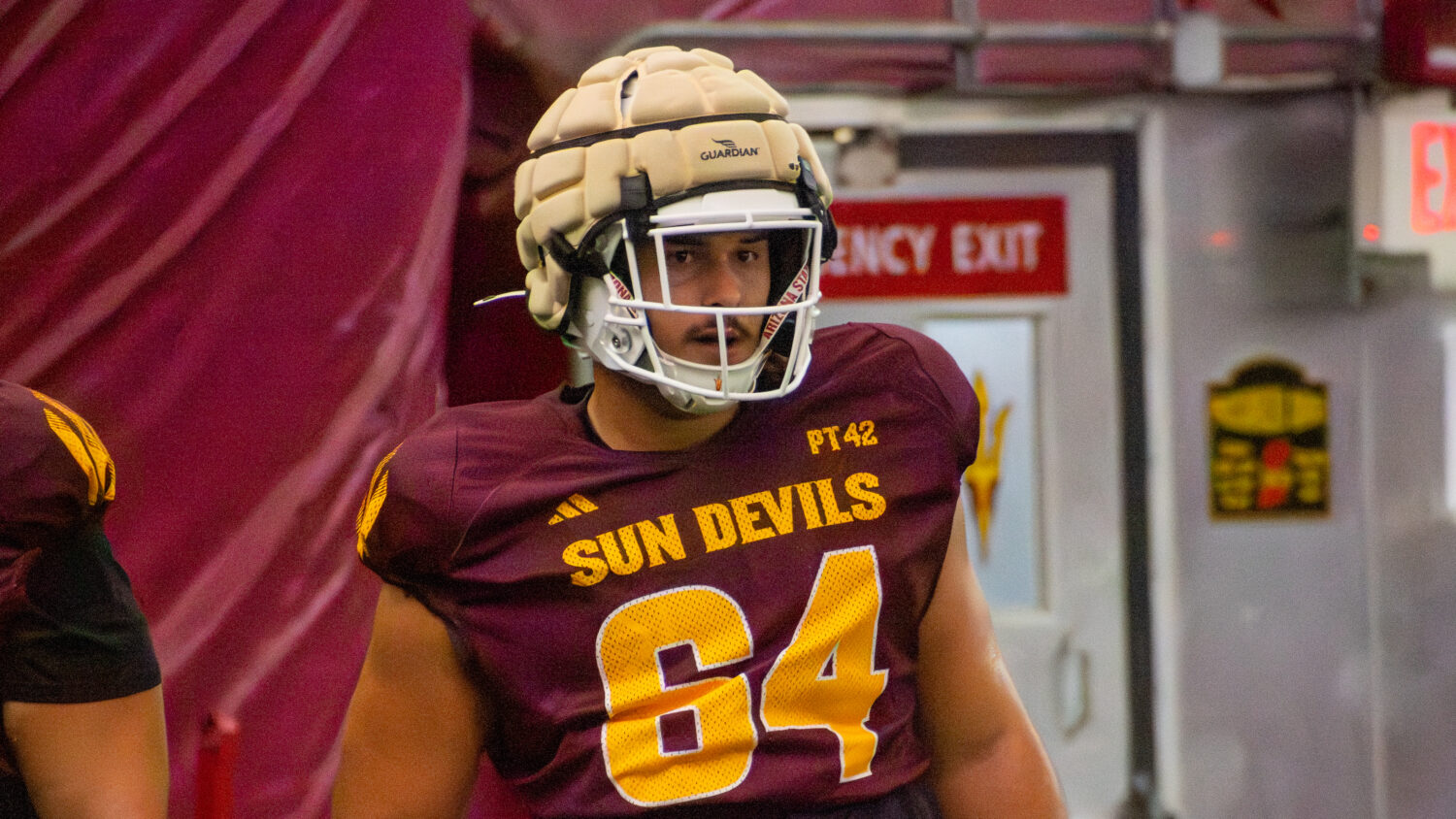Arizona State OL Wade Helton...