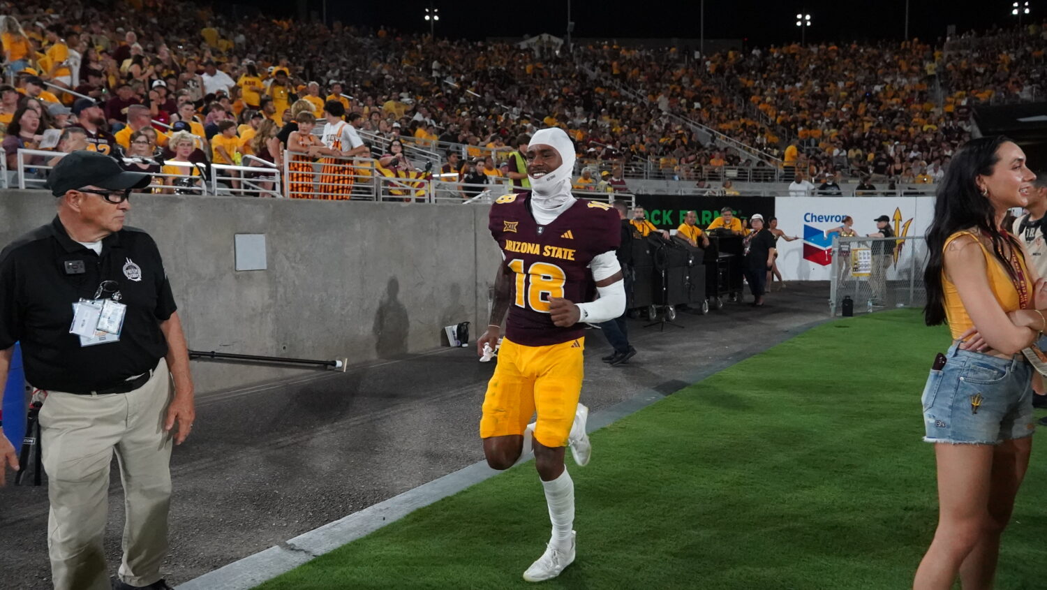 Arizona State WR Jalen Moss...