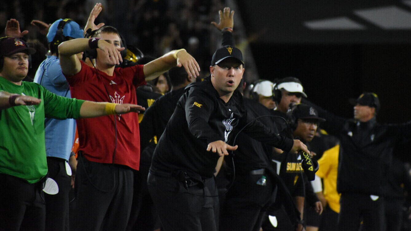 Arizona State football coach Kenny Dillingham...