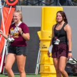 ASU football staff members with cowbells at practice on Sept. 2, 2025, as the Sun Devils prepare for a game at Mississippi State. (Damon Allred/Arizona Sports)
