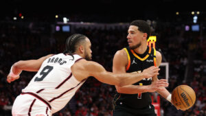 Suns' Devin Booker joins forces with another past rival in Dillon Brooks