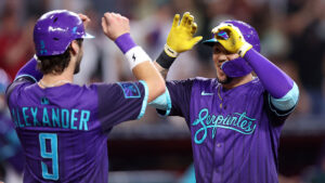 Blaze Alexander gets to live dream of throwing out runner at home vs. Red Sox
