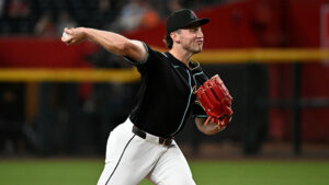 Brandon Pfaadt pitches best game of career, Diamondbacks lose to Giants in extras
