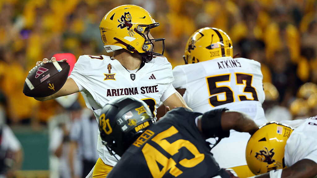 Arizona State QB Sam Leavitt...