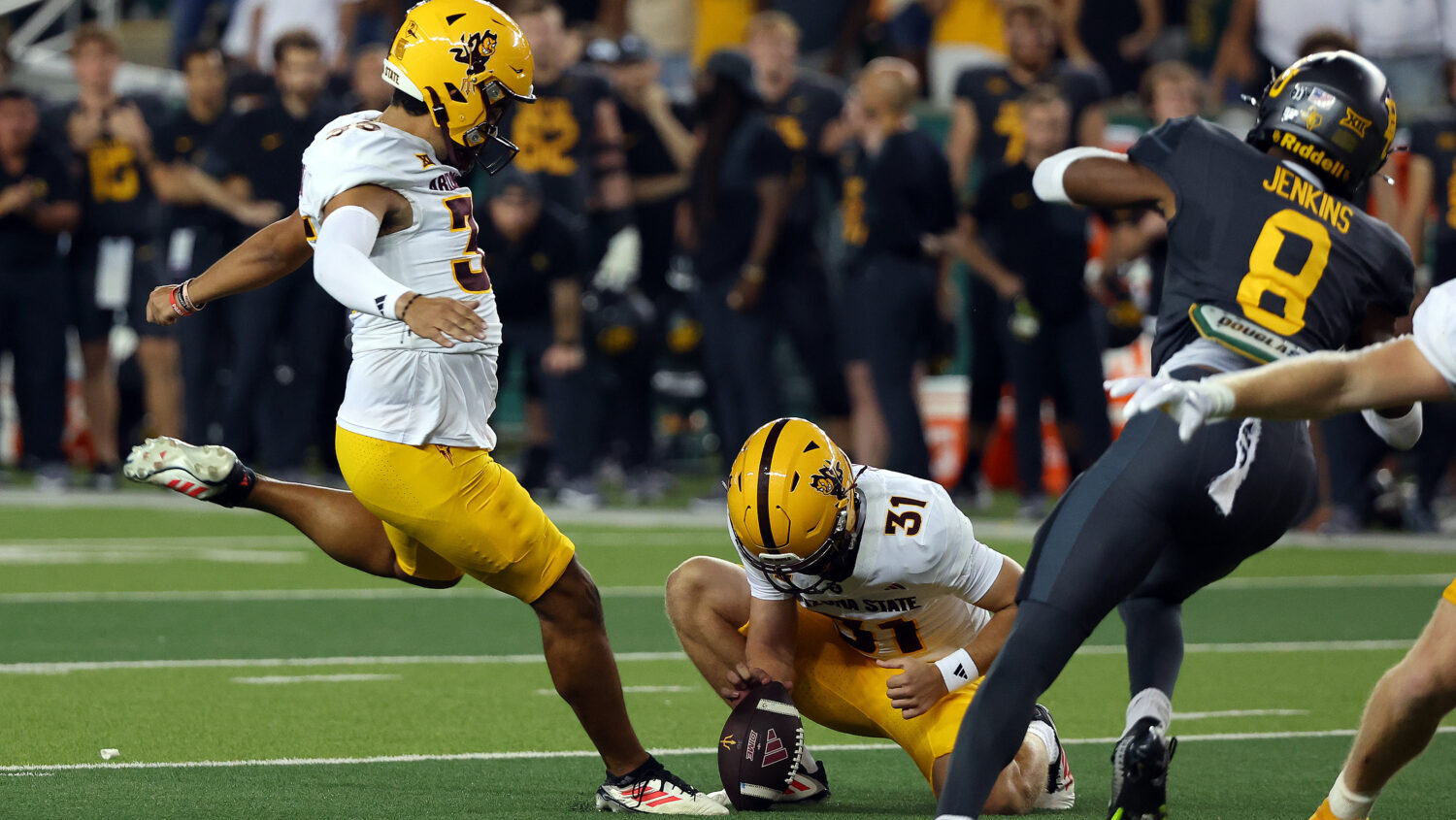 Jesus Gomez Big 12 co-special teams POTW after Baylor walk-off kick...