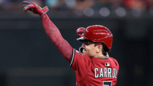 Corbin Carroll becomes 1st player in Diamondbacks history with 30 HRs, 30 steals