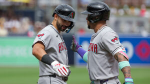 Perdomo records 100th RBI in silver lining of Diamondbacks' blowout loss to end season