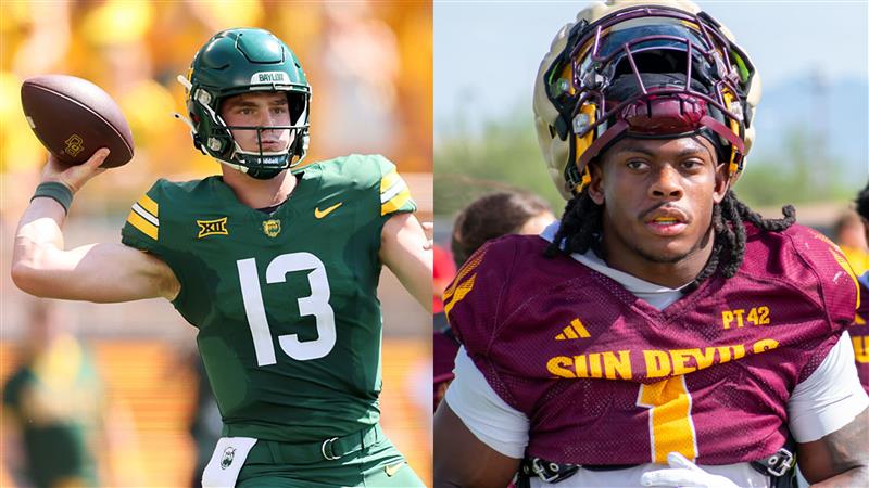 Baylor QB Sawyer Robertson, Arizona State RB Kyson Brown...