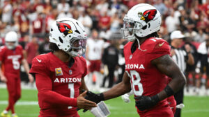 Kyler Murray-Marvin Harrison Jr. connection 'night and day' from year ago