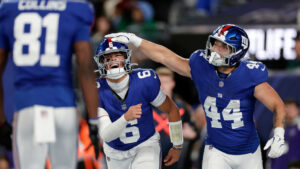 NFL fines Giants' Cam Skattebo $15K for violating concussion protocols during Eagles game