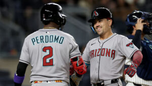 Geraldo Perdomo, Corbin Carroll recognized as finalists for Hank Aaron Award