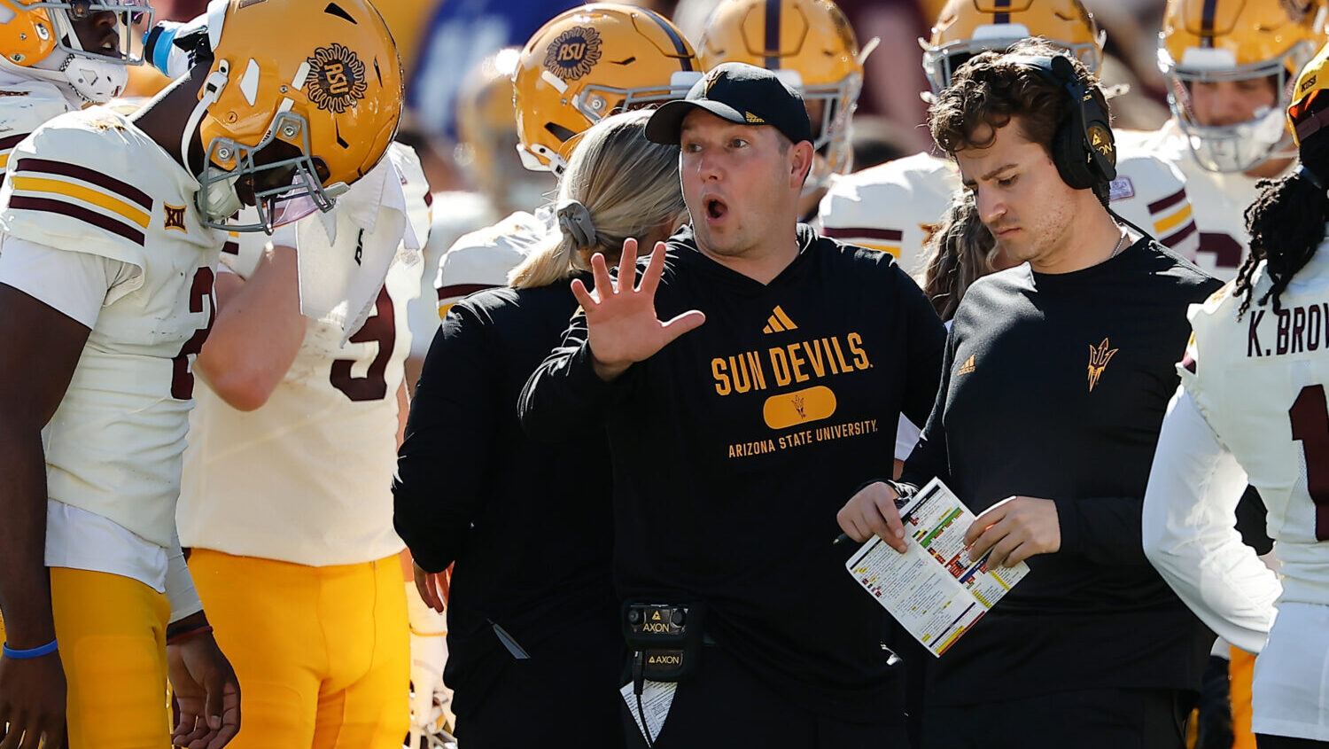 Arizona State football coach Kenny Dillingham...