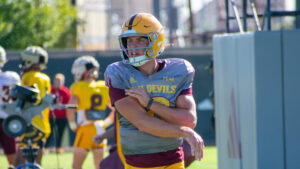 Big 12 availability report: Sam Leavitt listed as probable for ASU's matchup against Texas Tech