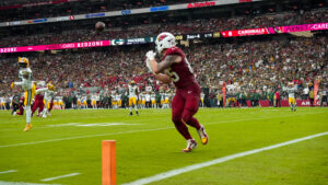 Trey McBride sets new season high for receiving TDs with a pair vs. Packers