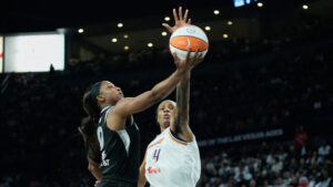 Jackie Young sets WNBA Finals record as Aces beat Mercury to take 2-0 series lead