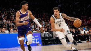 Suns wake up to force overtime and fend off Nets in Macao