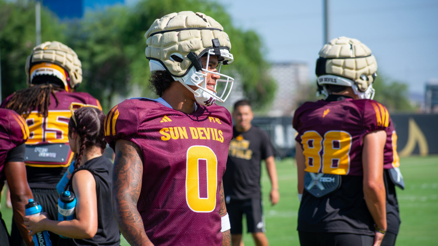 Arizona State wide receiver Jordyn Tyson...