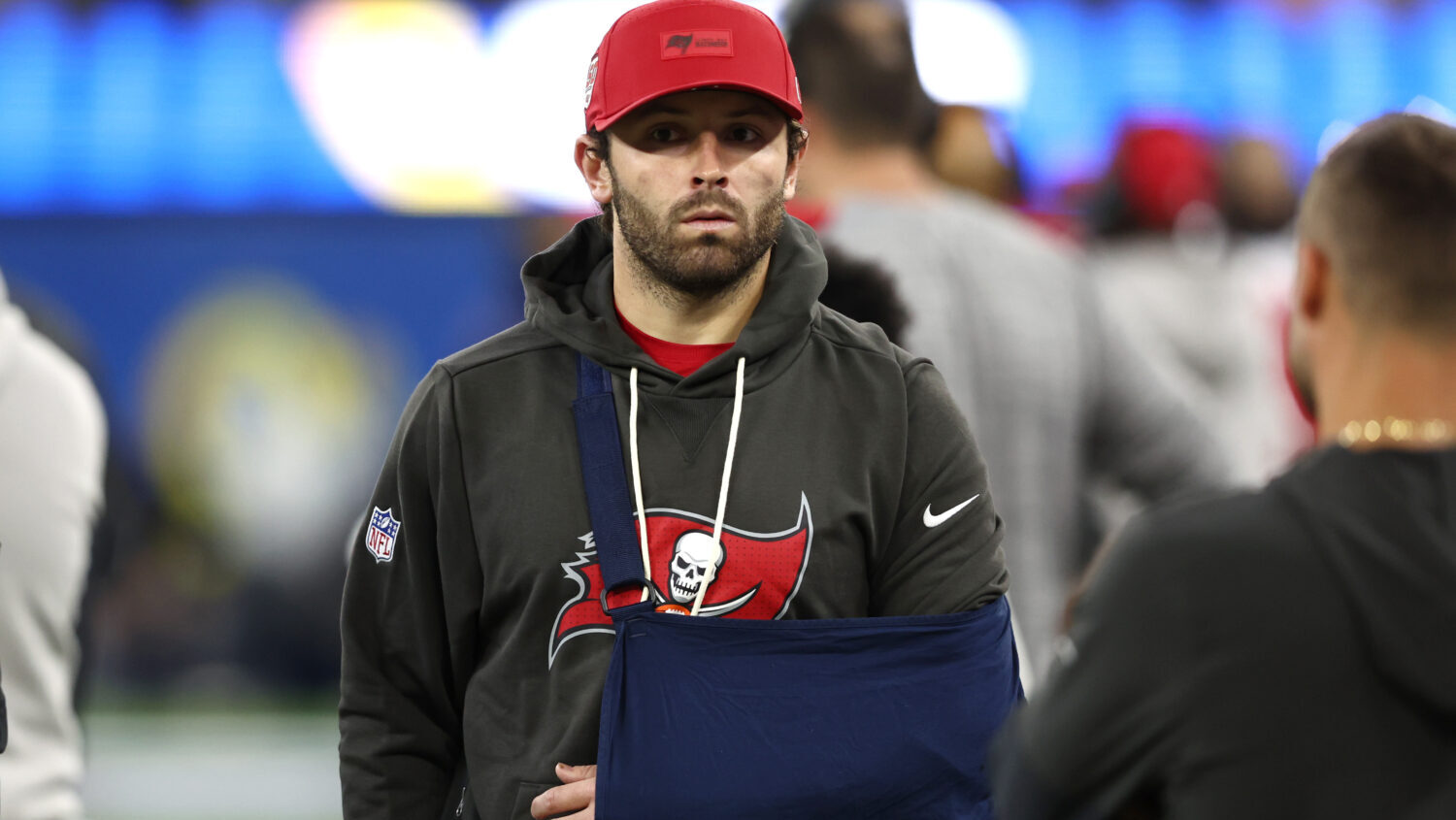 Tampa Bay Buccaneers quarterback Baker Mayfield...