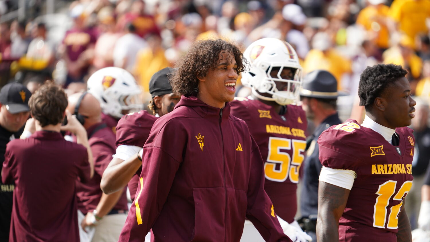 Arizona State wide receiver Jordyn Tyson...