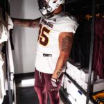ASU football will be wearing the classic Sparky logo on white helmets for the first time in school history Saturday. (@ASUFootball/X)