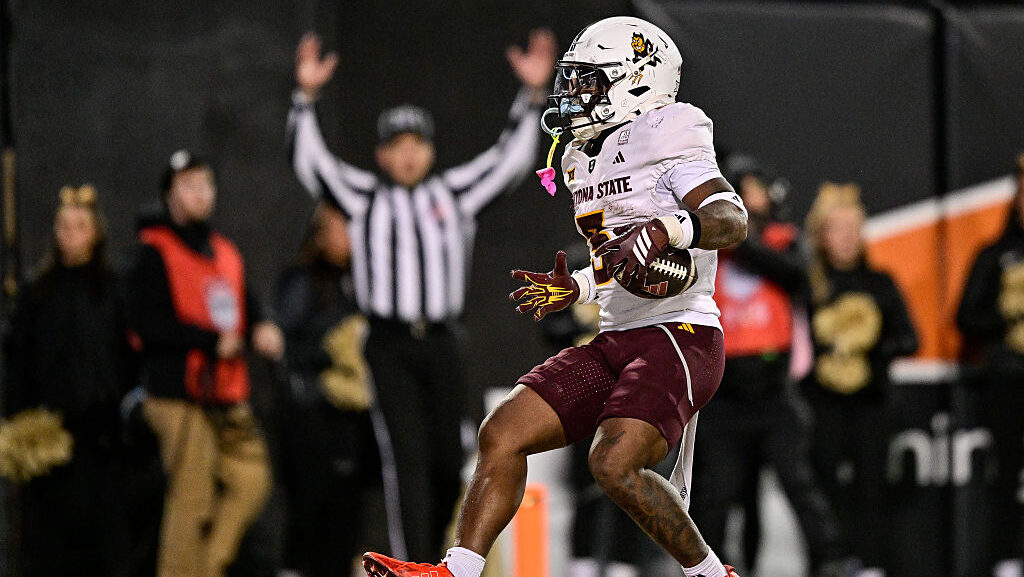 Raleek Brown #3 of the Arizona State Sun Devils...