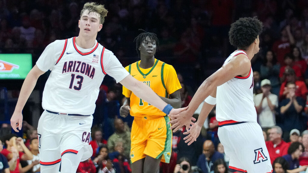 Motiejus Krivas Arizona win Norfolk State...