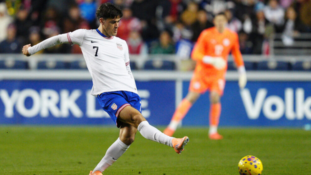 United States' Gio Reyna is on the US World Cup roster for 2026...