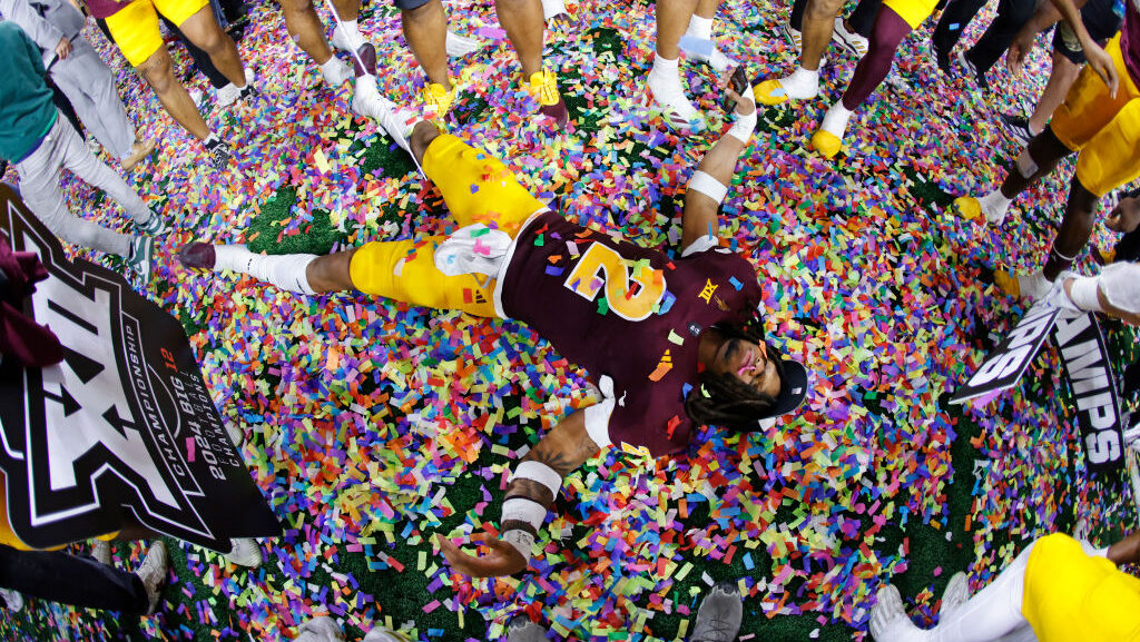 Xavion Alford #2 of the Arizona State Sun Devils...