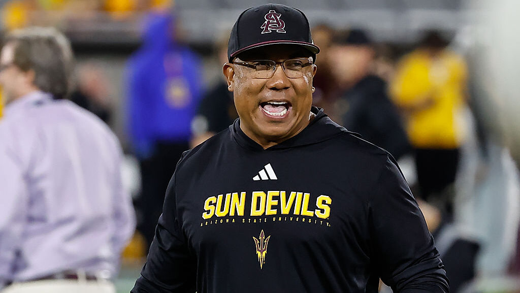 Arizona State Sun Devils wide receivers coach Hines Ward...