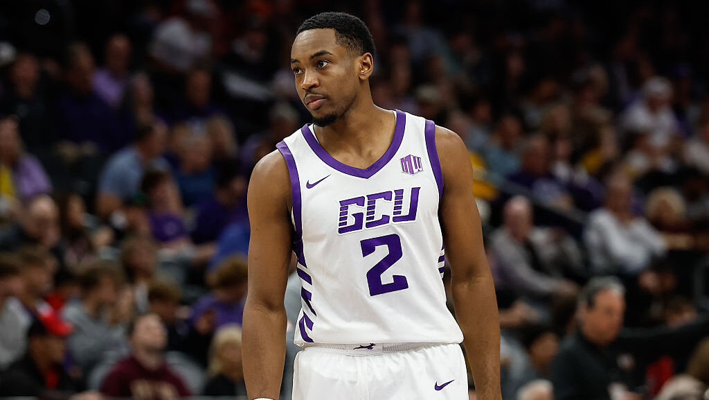 GCU guard Makaih Williams...