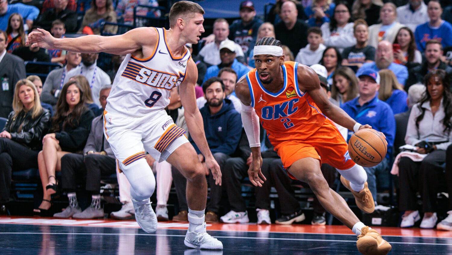 Grayson Allen ejected Suns Thunder NBA Cup...