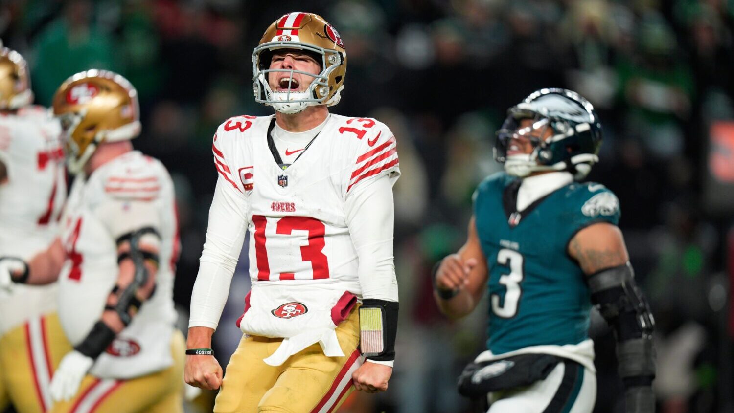 San Francisco 49ers quarterback Brock Purdy...