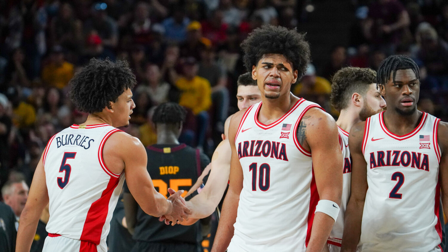 Arizona's Koa Peat, Brayden Burries...
