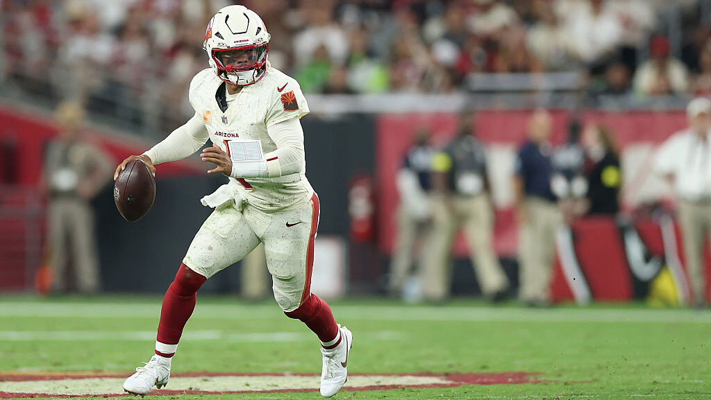 Kyler Murray #1 of the Arizona Cardinals...