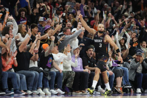 Suns' Dillon Brooks calls out refs after 13th technical foul