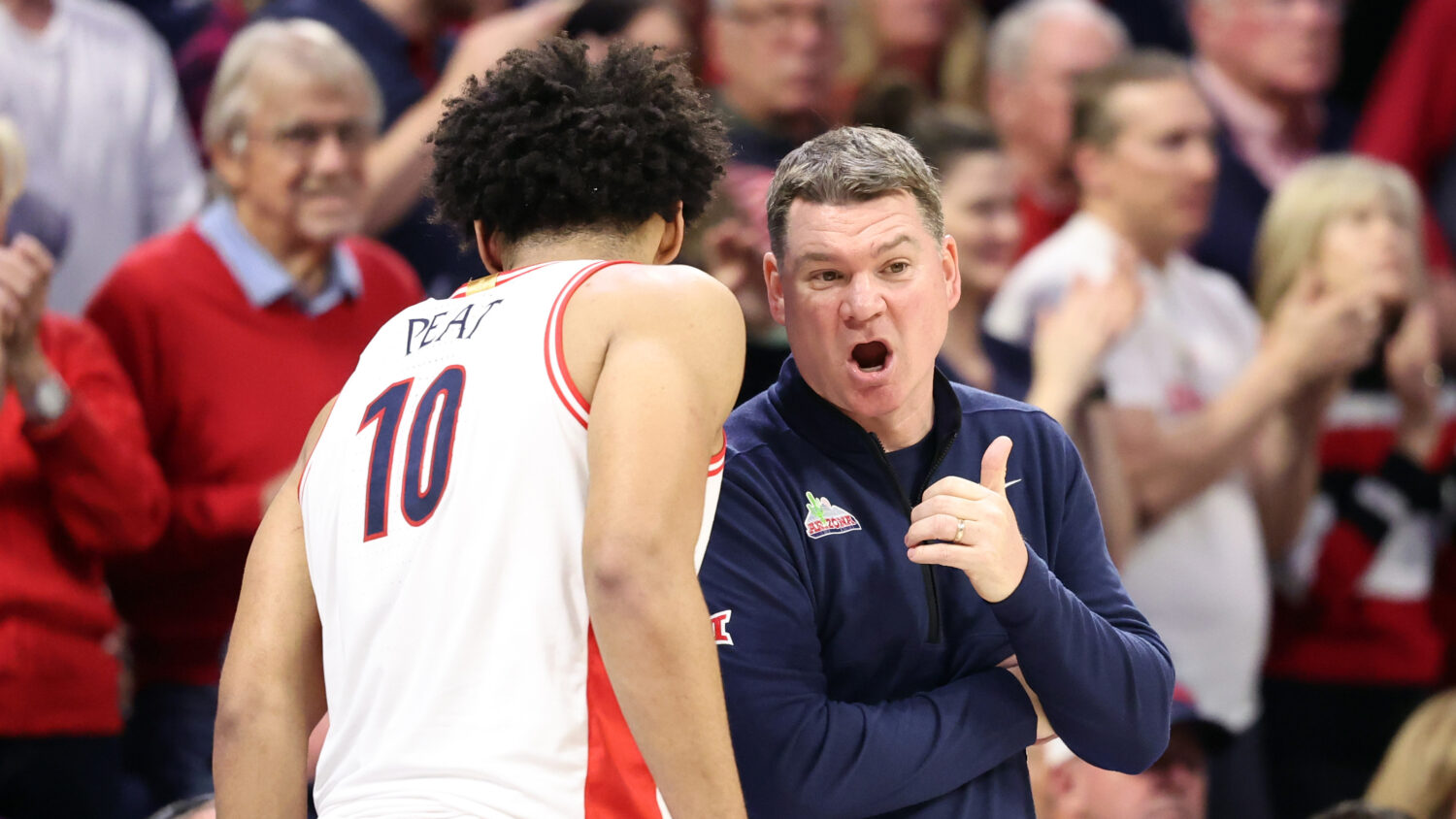 Arizona's Tommy Lloyd...