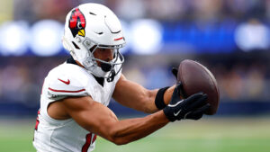Cardinals' Michael Wilson surpasses 1,000-yard mark