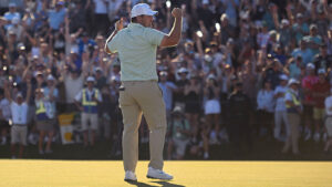 Chris Gotterup beats Hideki Matsuyama on playoff hole to win WM Phoenix Open
