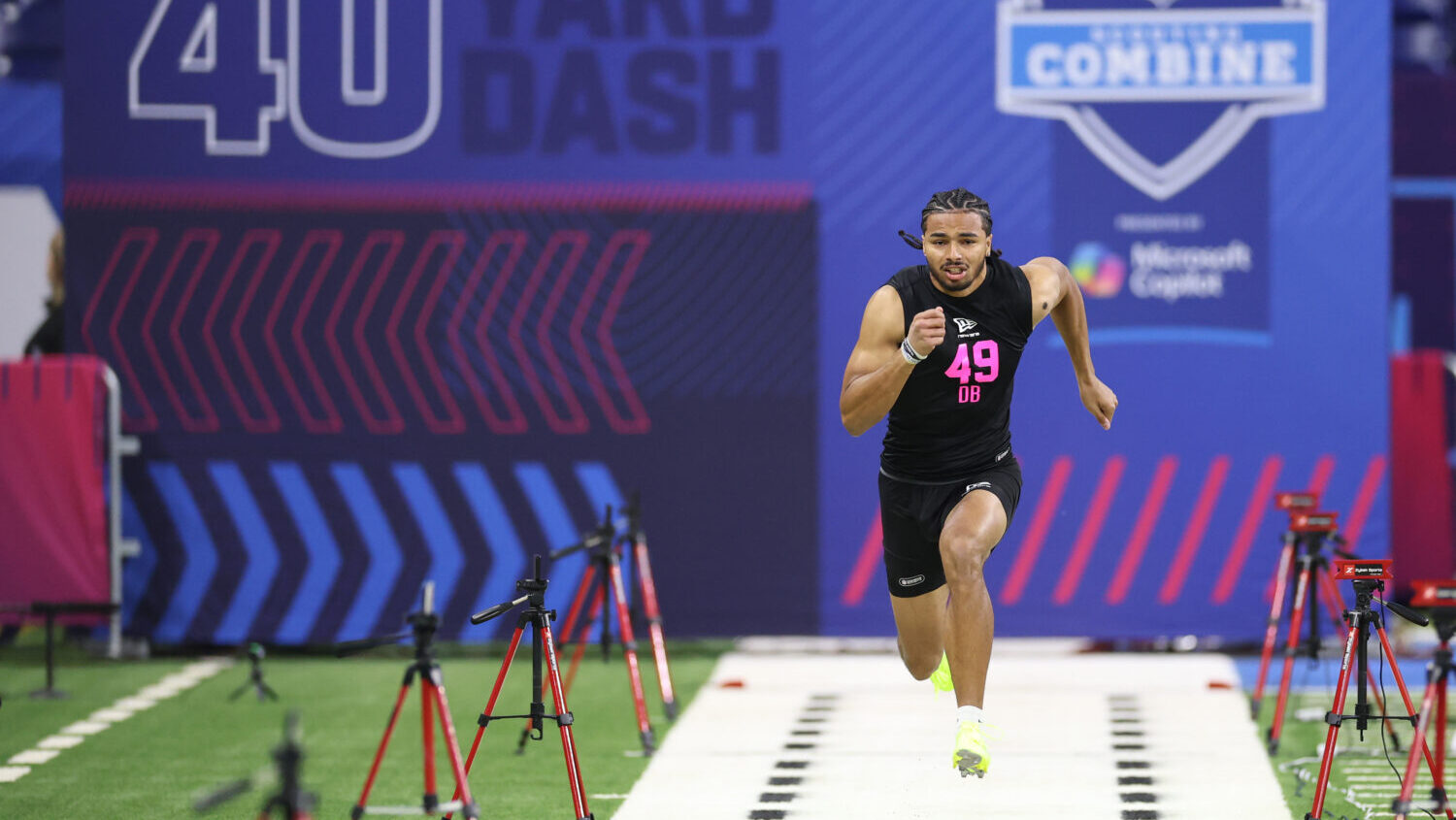 Treydan Stukes Arizona NFL Draft Combine speed...