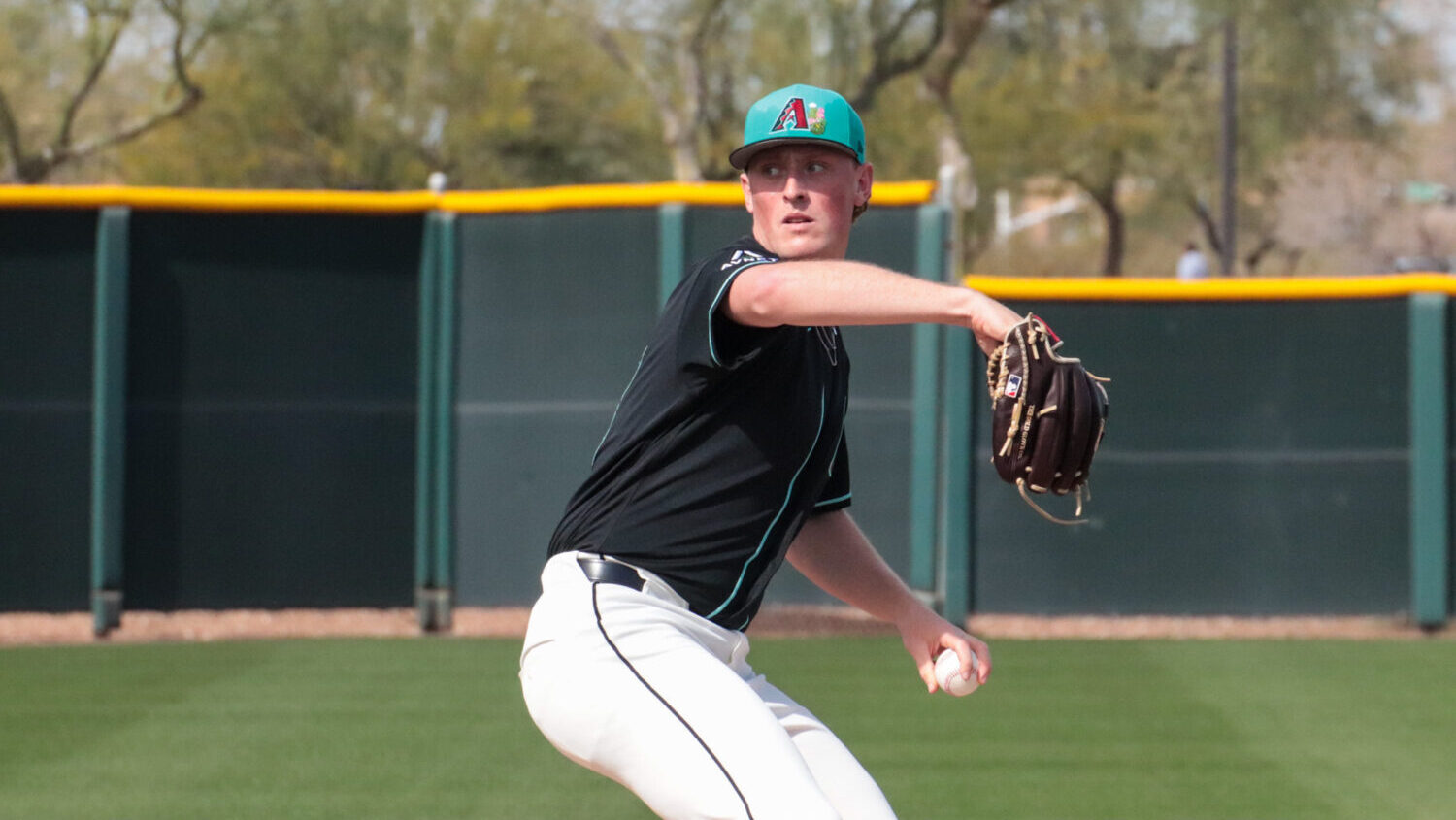 Pitcher Kohl Drake of the Arizona Diamondbacks...