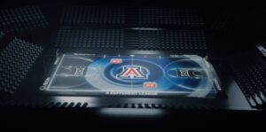 Big 12 unveils LED glass basketball court for conference tournaments