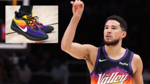 Nike Book 2 'The Valley' PE shoes make debut with matching uniform vs. Bulls