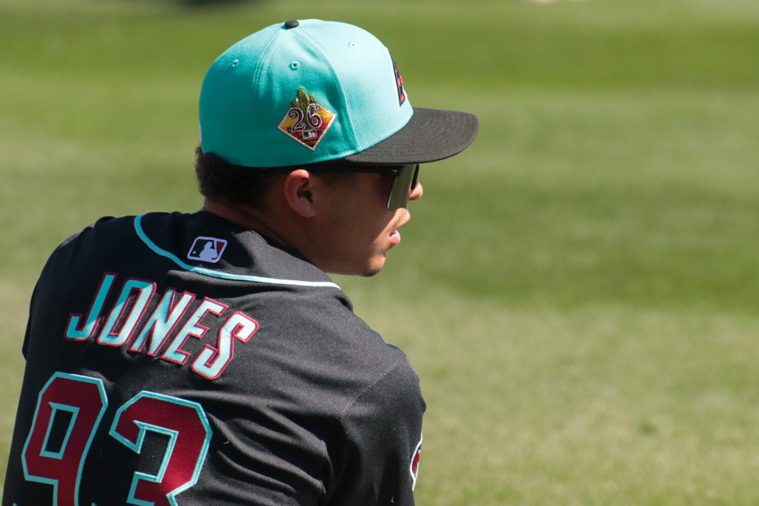 Druw Jones of the Arizona Diamondbacks...