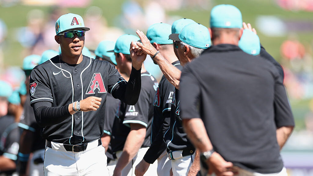 Jose Fernandez #79 of the Arizona Diamondbacks...