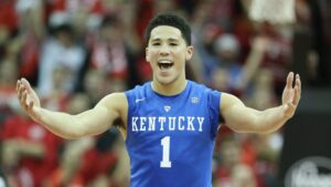 Denim shoes? Denim basketball uniforms? Latest Book 2 pays homage to Devin Booker's alma mater