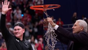 Tommy Lloyd gives tribute to Lute Olson after Arizona advances to first Final Four in 25 years