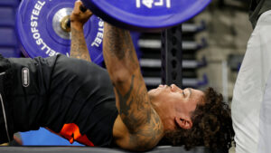 ASU's Jordyn Tyson nearly breaks NFL Draft Combine record, Max Iheanachor shows off speed